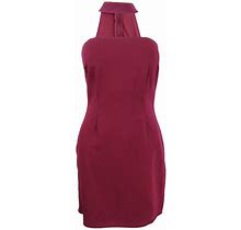 Speechless Dresses | Speechless Juniors' Choker-Neck Bodycon Dress (7, Wine) | Color: Red | Size: 7