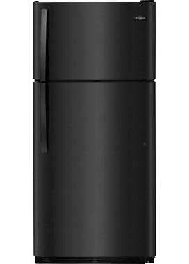30 in. 20.5 Cu. Ft. Top Freezer Refrigerator In Black