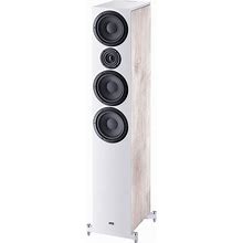 HECO Aurora 700 3-Way Bass Reflex Floorstanding Speaker - Each - Ivory White - D1348022NA
