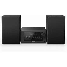 Panasonic Compact Stereo System With CD Player, Bluetooth, FM Radio And USB With Bass And Treble Control, 80W Stereo System For Home With Remote