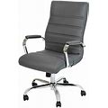 Flash Furniture High Back Executive Swivel Office Chair, Grey