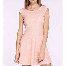 Mbm Unlimited Dresses | Blush Pink Sleeveless Backless Sequin Short Dress | Color: Pink | Size: Various