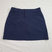 Eddie Bauer Travex Skort Womens 6 Navy Blue Skirt Shorts Athleisure