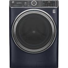 GE Appliances GE Smart 5 Cu. Ft. Energy Star High-Efficiency Front Load Washer In Blue | 39.75 H X 28 W X 34 D In | Wayfair