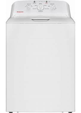 Hotpoint - 4.0 Cu. Ft. High-Efficiency Top Load Washer With Cold Plus - White