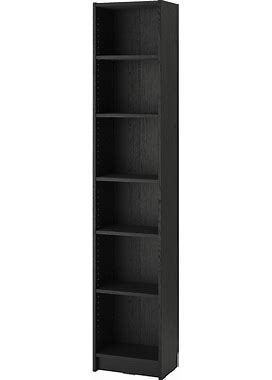 IKEA - BILLY Bookcase, Black Oak Effect, 15 3/4X11x79 1/2 "