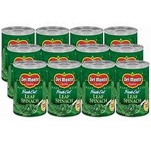Del Monte Foods Inc. Green Del Monte Canned Fresh Cut Leaf Spinach Ounce (Pack Of 12) Size 13.5