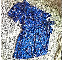 Nine West Dresses | New Nine West Size 4X One Shoulder Leopard Print Dress | Color: Blue/Purple | Size: 4X