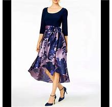 Womens Formal Dress Sizes 10 14 18 R&M Richards Lilac Purple Floral