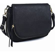 Crossbody Bags For Women Small Pu Leather Over The Shoulder Purses And Flap Cross Body Handbags With Multi Pockets