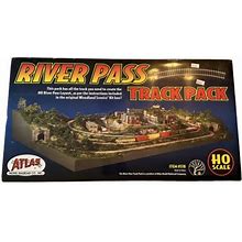 Rare Atlas Model Railroads - River Pass Track Pack Complete