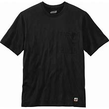 Men's 40 Grit Short Sleeve T-Shirt With Pocket - Black - Duluth Trading Company