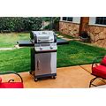Dyna-Glo Premier 2 Burner Stainless Steel Propane Gas Grill - N/A - Silver