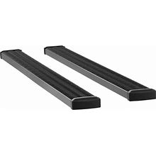 Luverne Grip Step 7X88 Black Aluminum Running Boards, XD Brackets 415088-401731