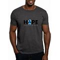 Cafepress - Blue Ribbon Hope Clothing Men's Value T Shirt - 100% Cotton T-Shirt