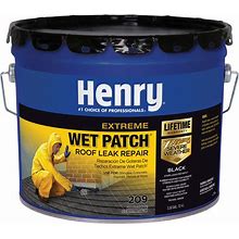 Henry Wet Patch: Asphalt Roof Coatings, Asphalt, Black, Wet Patch Model: HE209061