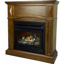 Pleasant Hearth Compact Vent-Free Fireplace, 20,000 BTU, 36In., Natural Gas, Heritage Finish, Model VFF-PH20NG
