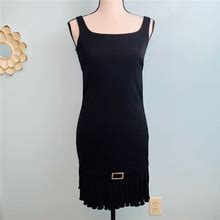 Hannah S Dresses | Hannah S Open Back Little Black Dress | Color: Black | Size: 4