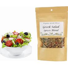 GREEK SALAD Blend Herbs Seasoning Mix Aromatic Greek Food SPICES Organic Natural Healthy Organic Greek Olives Oregano Basil Sea Salt