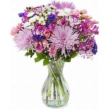 Pick Your Delivery Date - Mother's Day Flowers | Purple Extravagance | Fresh Flower Bouquet With Vase | Designed By Arabella Bouquets
