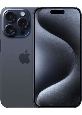Apple iPhone 15 Pro (128 GB) - Blue Titanium | [Locked] | Boost Infinite Plan Required Starting At $60/Mo. | Unlimited Wireless | No Trade-In Needed