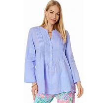 Lilly Pulitzer Sarasota Tunic Women's Blouse Lillys Lilac : XS