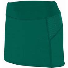 Augusta Sportswear Casual Teen Skort Female Dark Green/Graphite S
