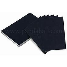 Adhesive Aluminum Sheet Rectangle Black 80x120x0.1mm 20Pcs/Box
