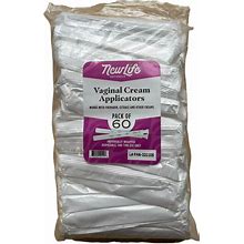 Newlife Vaginal Cream Applicators - Individually Wrapped - 60 Count