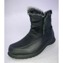Totes Martha 2 Womens Black Waterproof Side Zip Boots