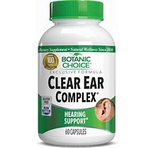 Botanic Choice Clear Ear Complex® Hearing Dietary Supplement, 60 Capsules