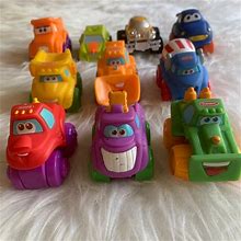 Playskool Toys | Lot Of 6 Playskool Tonka Chuck And Friends Trucks Hasbro 2005 | Color: Green/Red | Size: 6 Pieces