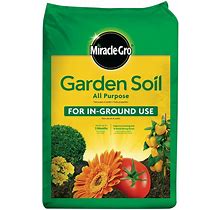 Miracle-Gro Garden Soil All Purpose For In-Ground Use,Potting 1 Cu. Ft.