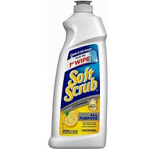 Soft Scrub All-Purpose Cleanser Liquid, Lemon Scent, 24 Oz
