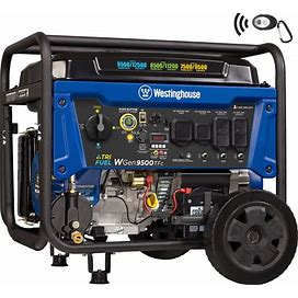 Westinghouse 9500-Watt Tri Fuel (Gasoline/Propane/Natural Gas) Portable Generator | WGEN9500TFC