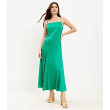 Loft Dresses | Ann Taylor Loft Petite Slip Dress 8P | Color: Green | Size: 8P