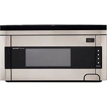 Sharp R-1514 1000W Built-In Microwave - 1.5 Cu Ft - Stainless Steel