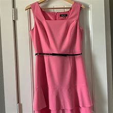Nine West Dresses | Nine West Pink Dress Size 4 Womens Holiday Derby Summer Party | Color: Black/Pink | Size: 4