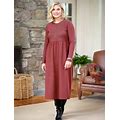 Women's Comfort Knit Reversible Dress - Red Merlot/Green - Large - The Vermont Country Store