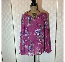 Style & Co. Tops | Style & Co Floral Blouse Size Small | Color: Pink | Size: S