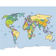 World Map Printable,ACTIVITIES FOR KIDS,Distance Learning, Coloring ,Countries