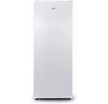 Commercial Cool Upright Freezer, Stand Up Freezer 6 Cu Ft With Reversible Door, White