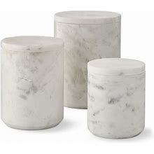Marble Canisters, Set Of 3 | Williams Sonoma