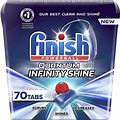 Finish Quantum Infinity Shine - 70 Count - Dishwasher Detergent - Powerball - Our Best Ever Clean And Shine - Dishwashing Tablets - Dish Tabs