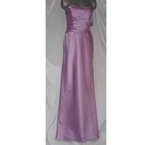 David's Bridal Size 2 Lavender Pink Lt.Purple Long Dress Evening Party