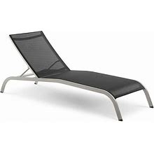 Modway Furniture Savannah Mesh Chaise Outdoor Lounge Chair, Black -EEI-3721-BLK