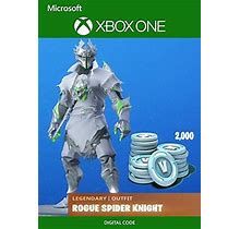 Fortnite Legendary Rogue Spider Knight Outfit + 2000 V-Bucks - Xbox One Key Card