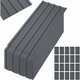 20X Roof Panels Galvanized Steel Hardware Roofing Sheets Gray