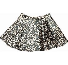 Elisa B. Skirt: Black Animal Print Skirts & Dresses - Kids Girl's Size 14