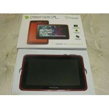 Visual Land Prestige 7L 7"" Android Tablet With 8GB Memory RED NIB 4.1 Jelly Bean